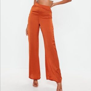 Satin Wide Legged Trousers